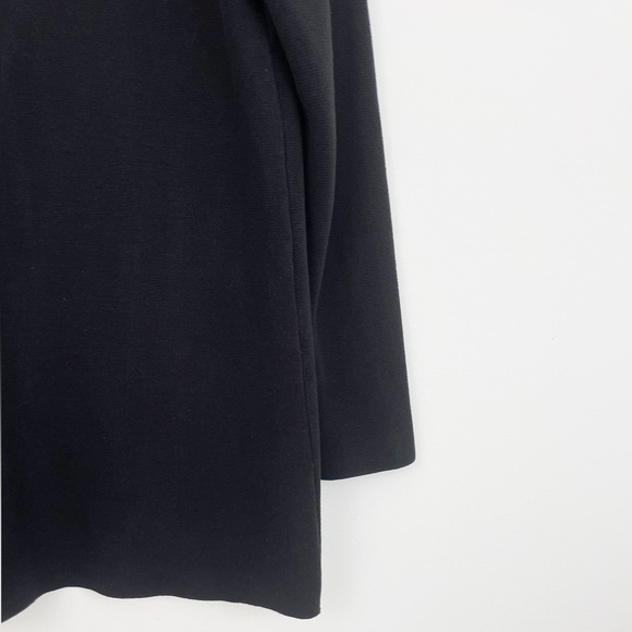 Charter Club 100% Cotton Black Zippered Open Front Cardigan Size Large - Picture 13 of 15